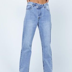 Holly Hi-Rise Straight Denim Jeans